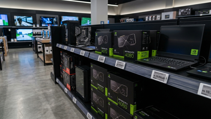 Nvidia dispara com IA: o que o novo recorde da gigante dos chips pode mudar no bolso do brasileiro
